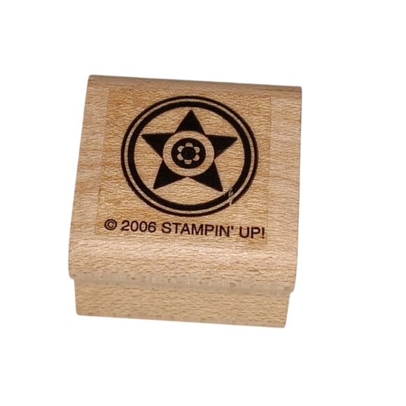 🎯 10 for $10 / Stampin' Up Mounted Wooden Star Stamp - Picture 1 of 4